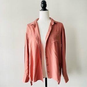 Oversized Button-Down Shirt